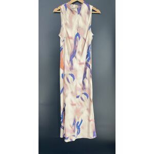 unknown brand Silky Multicolor Maxi Dress